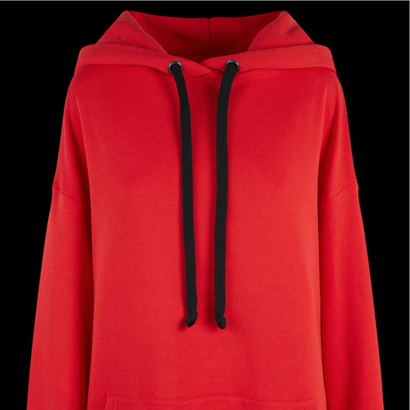 ZARA Red Oversized Hoodie - Picture 4 of 4